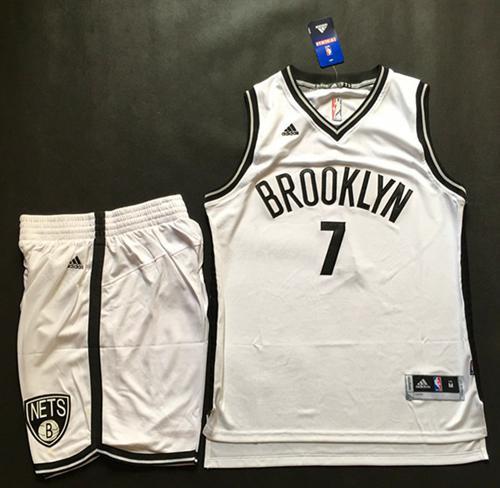 Nets #7 Jeremy Lin White A Set Stitched NBA Jersey