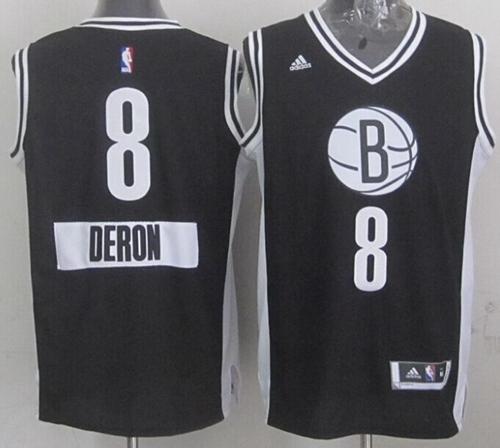 Nets #8 Deron Williams Black 2014-15 Christmas Day Stitched NBA Jersey