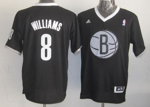 Nets #8 Deron Williams Black 2013 Christmas Day Swingman Stitched NBA Jersey
