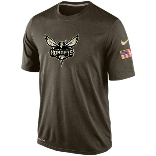 Men's Charlotte Hornets Salute To Service Nike Dri-FIT T-Shirt