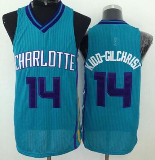 Revolution 30 Hornets #14 Michael Kidd-Gilchrist Light Blue Stitched NBA Jersey