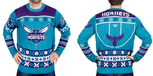 Charlotte Hornets Men's NBA Ugly Sweater