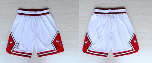Nike Chicago Bulls White NBA Shorts