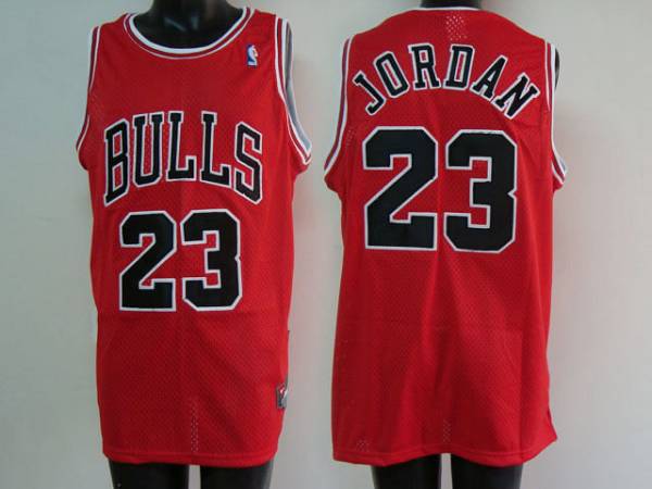 Bulls #23 Michael Jordan Stitched Red NBA Jersey