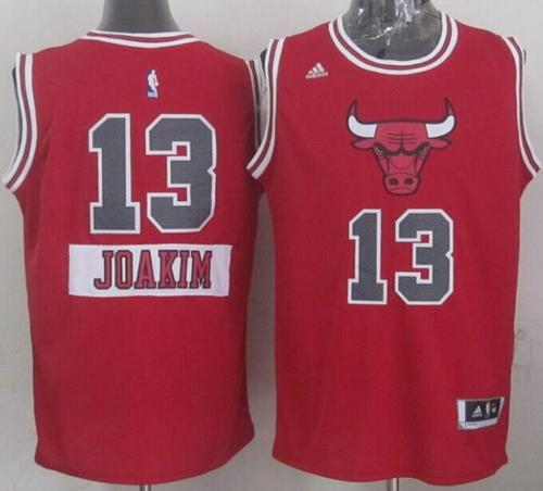 Bulls #13 Joakim Noah Red 2014-15 Christmas Day Stitched NBA Jersey