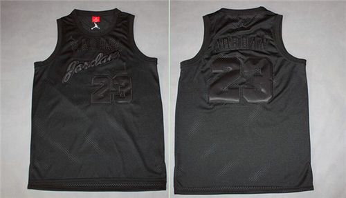 Bulls #23 Michael Jordan Grey Anniversary Stitched NBA Jersey