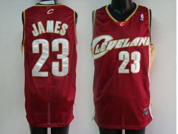 Cavaliers #23 LeBron James Stitched Red NBA Jersey