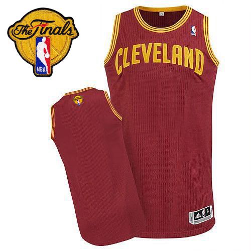 Revolution 30 Cavaliers Blank Red The Finals Patch Stitched NBA Jersey