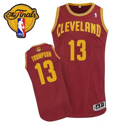 Revolution 30 Cavaliers #13 Tristan Thompson Red The Finals Patch Stitched NBA Jersey