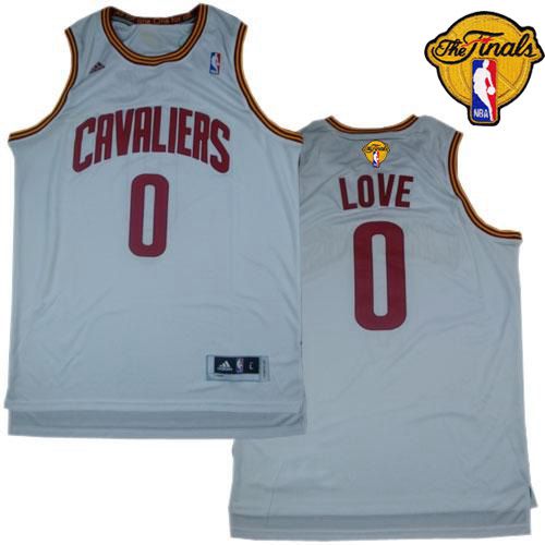 Revolution 30 Cavaliers #0 Kevin Love White The Finals Patch Stitched NBA Jersey