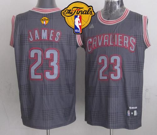 Cavaliers #23 LeBron James Black Rhythm Fashion The Finals Patch Stitched NBA Jersey