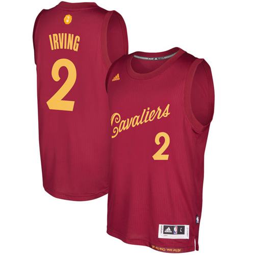 Cavaliers #2 Kyrie Irving Red 2016-2017 Christmas Day Stitched NBA Jersey