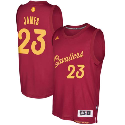 Cavaliers #23 LeBron James Red 2016-2017 Christmas Day Stitched NBA Jersey
