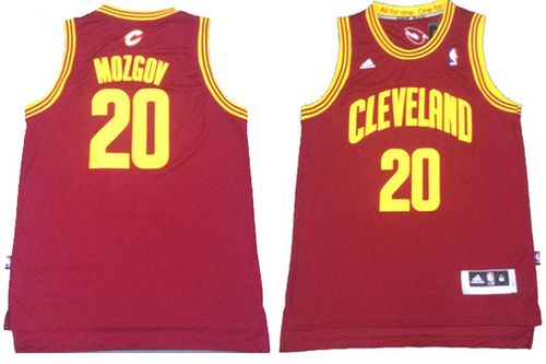Revolution 30 Cavaliers #20 Timofey Mozgov Red Stitched NBA Jersey