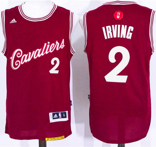 Cavaliers #2 Kyrie Irving Red 2015-2016 Christmas Day Stitched NBA Jersey