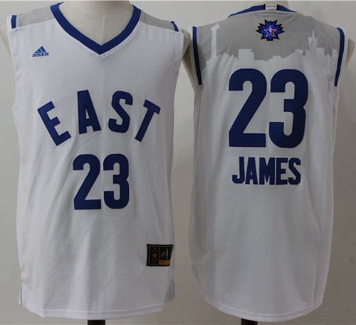 Cavaliers #23 LeBron James White 2016 All Star Stitched NBA Jersey