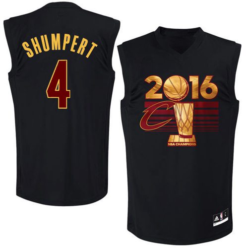 Cavaliers #4 Iman Shumpert Black 2016 NBA Finals Champions Stitched NBA Jersey
