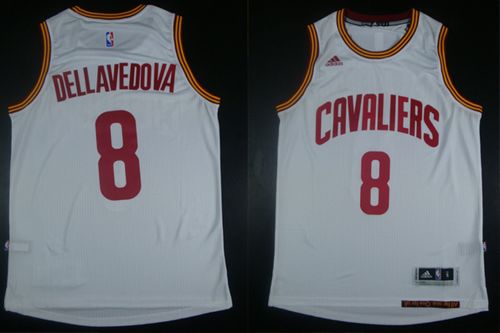 Revolution 30 Cavaliers #8 Matthew Dellavedova White Stitched NBA Jersey
