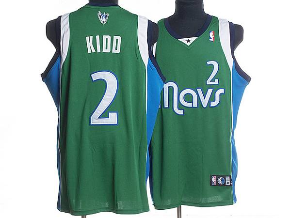 Mavericks #2 Jason Kidd Stitched NBA Green Jersey