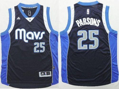 Revolution 30 Mavericks #25 Chandler Parsons Navy Blue Stitched NBA Jersey