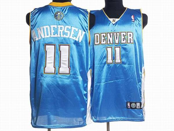 Nuggets #11 Chris Andersen Stitched Baby Blue NBA Jersey