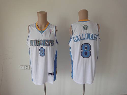 Nuggets #8 Danilo Gallinari White Revolution 30 Stitched NBA Jersey