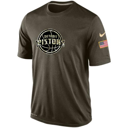 Men's Detroit Pistons Salute To Service Nike Dri-FIT T-Shirt