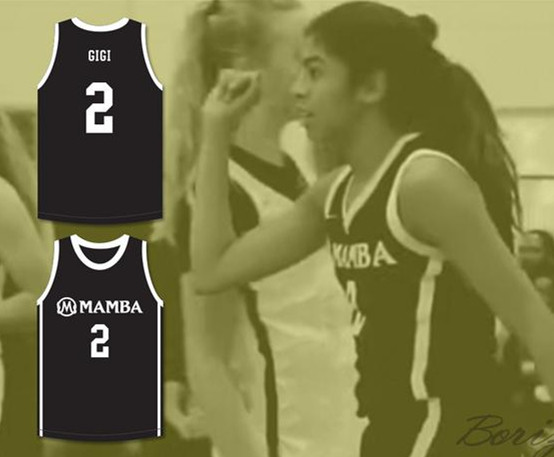 Youth Gigi #2 Mamba Ballers Black Basketball Stitched Jersey