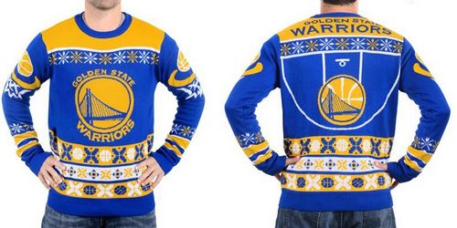 Golden State Warriors Men's NBA Ugly Sweater-1