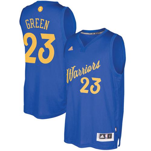 Warriors #23 Draymond Green Blue 2016-2017 Christmas Day Stitched NBA Jersey