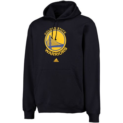 Adidas Golden State Warriors Logo Pullover Hoodie Sweatshirt Navy