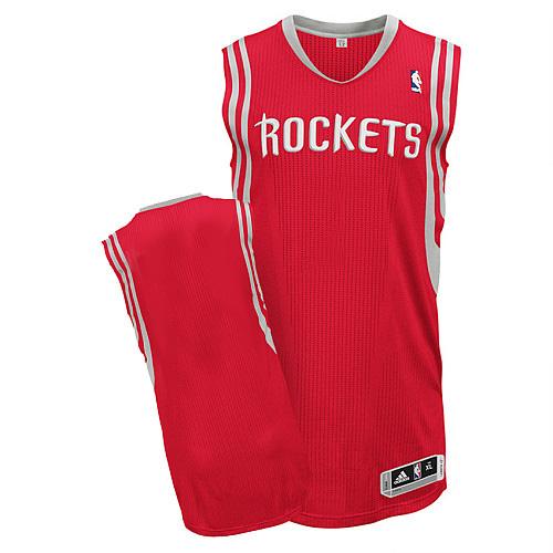 Revolution 30 Rockets Blank Red Road Stitched NBA Jersey