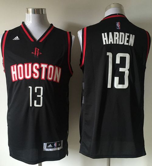 Rockets #13 James Harden Black 2015 New Stitched NBA Jersey