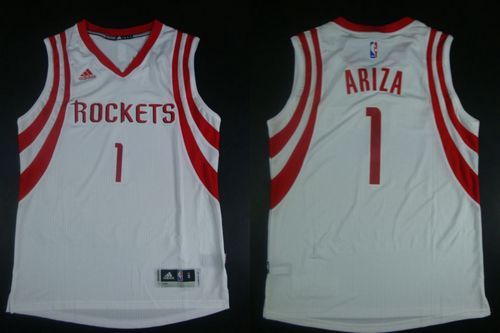 Revolution 30 Rockets #1 Trevor Ariza White Road Stitched NBA Jersey
