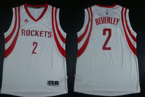 Revolution 30 Rockets #2 Patrick Beverley White Road Stitched NBA Jersey