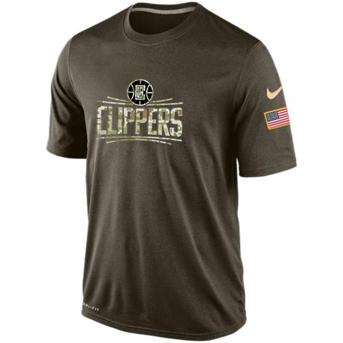 Men's Los Angeles Clippers Salute To Service Nike Dri-FIT T-Shirt