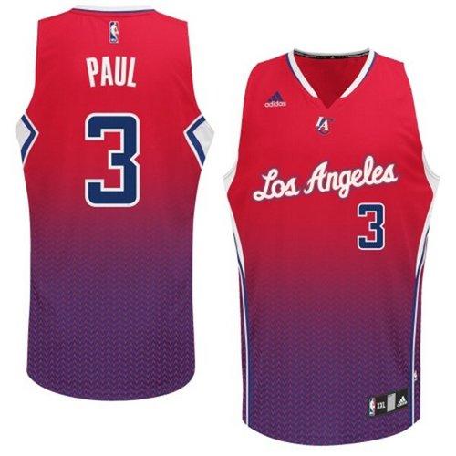Clippers #3 Chris Paul Red Resonate Fashion Swingman Stitched NBA Jersey