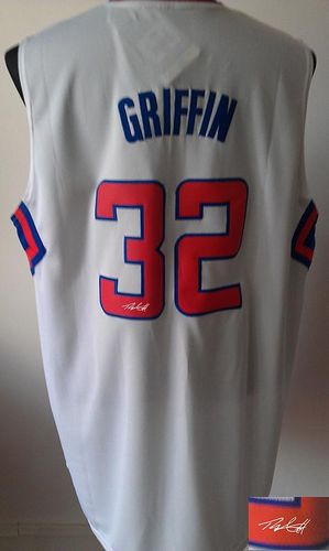 Revolution 30 Autographed Clippers #32 Blake Griffin White Stitched NBA Jersey