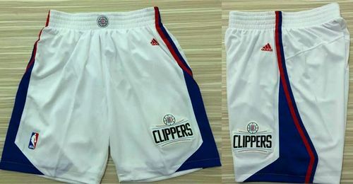 Los Angeles Clippers White NBA Shorts