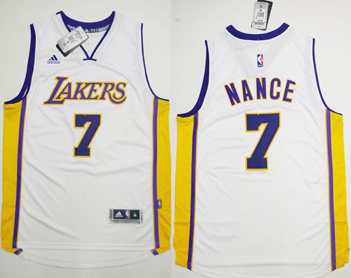 Lakers #7 Larry Nance White Stitched NBA Jersey