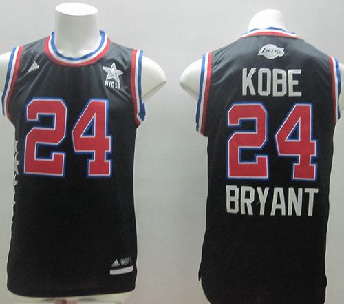 Lakers #24 Kobe Bryant Black 2015 All Star Stitched NBA Jersey