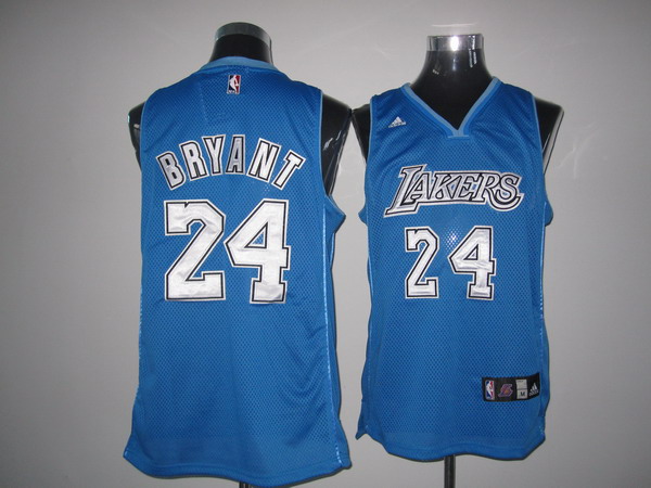 Lakers #24 Kobe Bryant Blue Swingman Stitched NBA Jersey