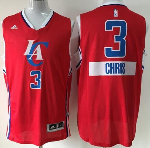 Clippers #3 Chris Paul Red 2014-15 Christmas Day Stitched NBA Jersey