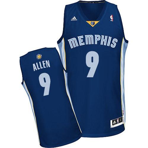 Grizzlies #9 Tony Allen Revolution 30 Dark Blue Stitched NBA Jersey