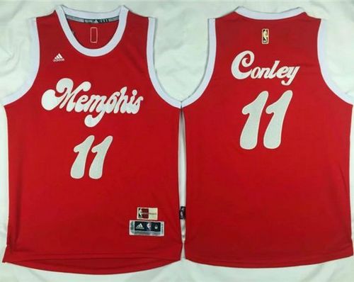 Grizzlies #11 Mike Conley Red 2015-2016 Christmas Day Stitched NBA Jersey