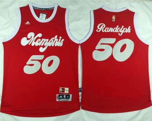 Grizzlies #50 Zach Randolph Red 2015-2016 Christmas Day Stitched NBA Jersey
