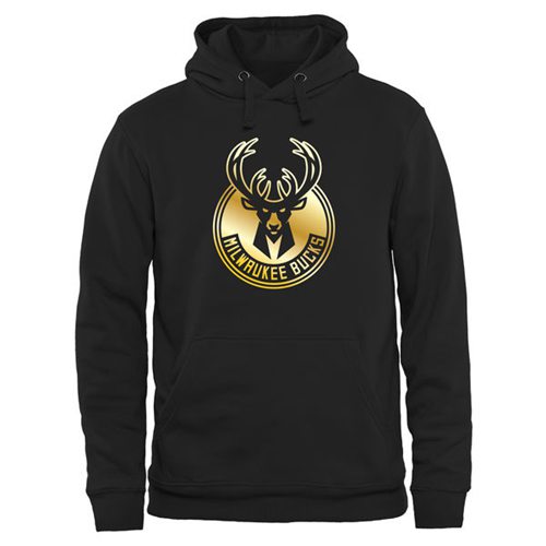 Milwaukee Bucks Gold Collection Pullover Hoodie Black
