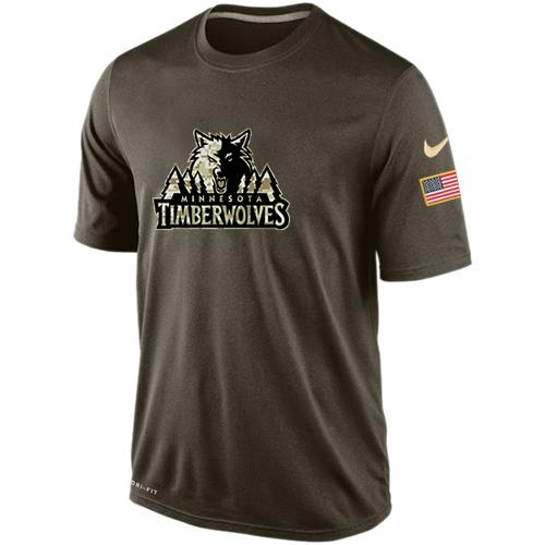 Men's Minnesota Timberwolves Salute To Service Nike Dri-FIT T-Shirt