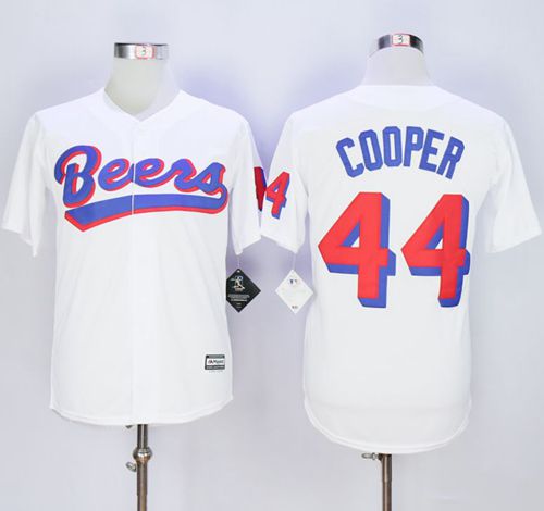 Beers Movie #44 Joe Cooper White Stitched Basketball Jersey