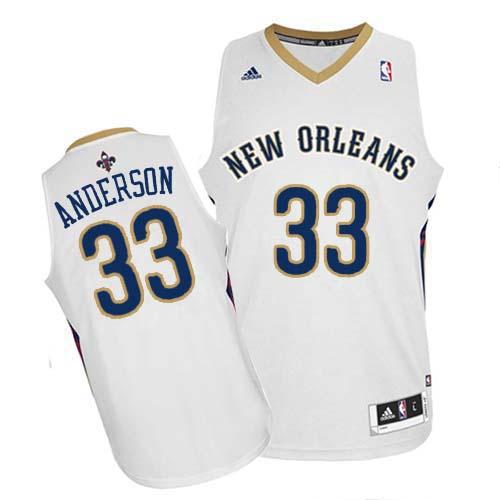 Revolution 30 Pelicans #33 Ryan Anderson White Stitched NBA Jersey